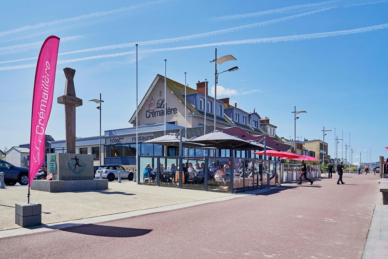 La Cremaillere Hotel-Restaurant Courseulles-sur-Mer Exterior foto